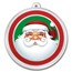 1 oz Silver Colorized Round - APMEX (Classic Santa Claus)