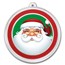 1 oz Silver Colorized Round - APMEX (Classic Santa Claus)