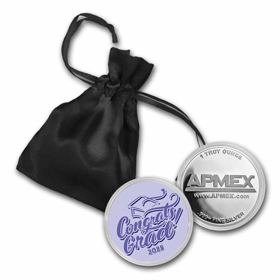 1 oz Silver Colorized Round - APMEX (Congrats Grad 2022) 1 oz Silver Colorized Round - APMEX (Congrats Grad 2022)