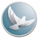 1 oz Silver Colorized Round - APMEX (Dove of Peace)