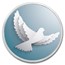 1 oz Silver Colorized Round - APMEX (Dove of Peace)