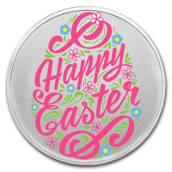 1 oz Silver Colorized Round - APMEX (Easter Egg) 1 oz Silver Colorized Round - APMEX (Easter Egg)