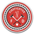 1 oz Silver Colorized Round - APMEX (Firefighter - Classic)