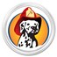 1 oz Silver Colorized Round - APMEX (Firefighter - Dalmatian)