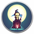 1 oz Silver Colorized Round - APMEX (Grim Reaper)