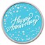 1 oz Silver Colorized Round - APMEX (Happy Anniversary)
