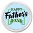 1 oz Silver Colorized Round - APMEX (Happy Father's Day, Modern)