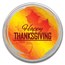 1 oz Silver Colorized Round - APMEX (Happy Thanksgiving)