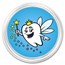 1 oz Silver Colorized Round - APMEX (Happy Tooth Fairy)