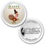 1 oz Silver Colorized Round - APMEX (Happy Turkey Day)