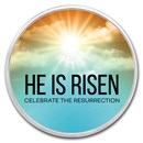 1 oz Silver Colorized Round - APMEX (He Is Risen, Resurrection)