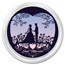 1 oz Silver Colorized Round - APMEX (Just Married - Silhouette)