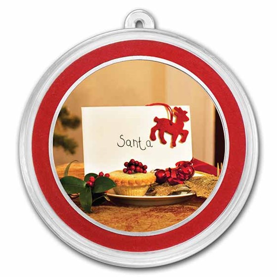 1 oz Silver Colorized Round - APMEX (Letter to Santa) 1 oz Silver Colorized Round - APMEX (Letter to Santa)