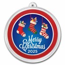 1 oz Silver Colorized Round - APMEX (Merry Christmas Stockings) 1 oz Silver Colorized Round - APMEX (Merry Christmas Stockings)