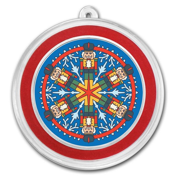 1 oz Silver Colorized Round - APMEX (Nutcracker Kaleidoscope) 1 oz Silver Colorized Round - APMEX (Nutcracker Kaleidoscope)