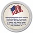 1 oz Silver Colorized Round - APMEX (Pledge of Allegiance)