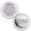 1 oz Silver Colorized Round - APMEX (Psalm 23, Lavender)