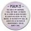 1 oz Silver Colorized Round - APMEX (Psalm 23, Lavender)