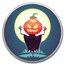 1 oz Silver Colorized Round - APMEX (Pumpkin Ghoul)