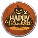 1 oz Silver Colorized Round - APMEX (Pumpkins, Trick or Treat)