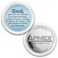 1 oz Silver Colorized Round - APMEX (Serenity Prayer, Sky Blue)