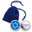 1 oz Silver Colorized Round - APMEX (Star of David)