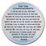 1 oz Silver Colorized Round - APMEX (Ten Commandments Sky Blue)