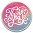1 oz Silver Colorized Round - APMEX (Thank You - Elegant)