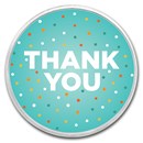 1 oz Silver Colorized Round - APMEX (Thank You - Modern)