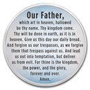 1 oz Silver Colorized Round - APMEX (The Lord's Prayer, Sky Blue)