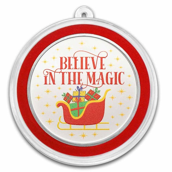 1 oz Silver Colorized Round - Believe in the Magic 1 oz Silver Colorized Round - Believe in the Magic