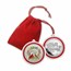 1 oz Silver Colorized Round - Cardinals Wreath "Love and Peace"