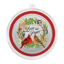 1 oz Silver Colorized Round - Cardinals Wreath "Love and Peace"
