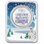 1 oz Silver Colorized Round - "Christmas Begins with Christ"