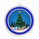 1 oz Silver Colorized Round - Christmas Tree