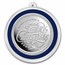 1 oz Silver Colorized Round - Gingerbread House