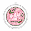 1 oz Silver Colorized Round - Holly Jolly / Merry & Bright