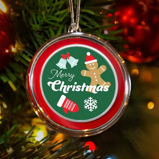 1 oz Silver Colorized Round - Merry Christmas, Festive 1 oz Silver Colorized Round - Merry Christmas, Festive