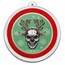 1 oz Silver Colorized Round - Naughty Santa