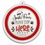 1 oz Silver Colorized Round - Santa Paws, Please Stop Here
