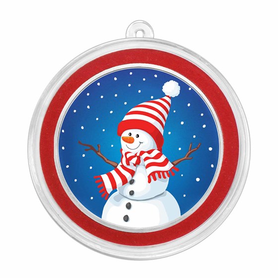 1 oz Silver Colorized Round - Snowman