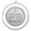 1 oz Silver Colorized Round - Snowy Mountain Church Scene