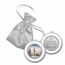 1 oz Silver Colorized Round - Snowy Mountain Church Scene