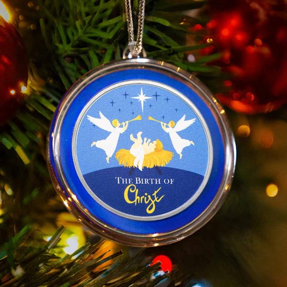 1 oz Silver Colorized Round - The Birth of Christ 1 oz Silver Colorized Round - The Birth of Christ