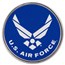 1 oz Silver Colorized Round - U.S. Air Force Wings Logo (In TEP)