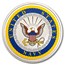 1 oz Silver Colorized Round - United States Navy Emblem