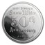 1 oz Silver - Disney's Snow White 50th Anniv (Sleepy w/Box & COA)