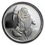 1 oz Silver - Disney's Snow White 50th Anniv (Sleepy w/Box & COA)