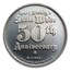 1 oz Silver - Disney's Snow White 50th Anniv Sneezy, w/Box & COA
