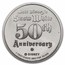 1 oz Silver - Disney'sSnow White 50th Anniv (Grumpy, w/Box & COA)